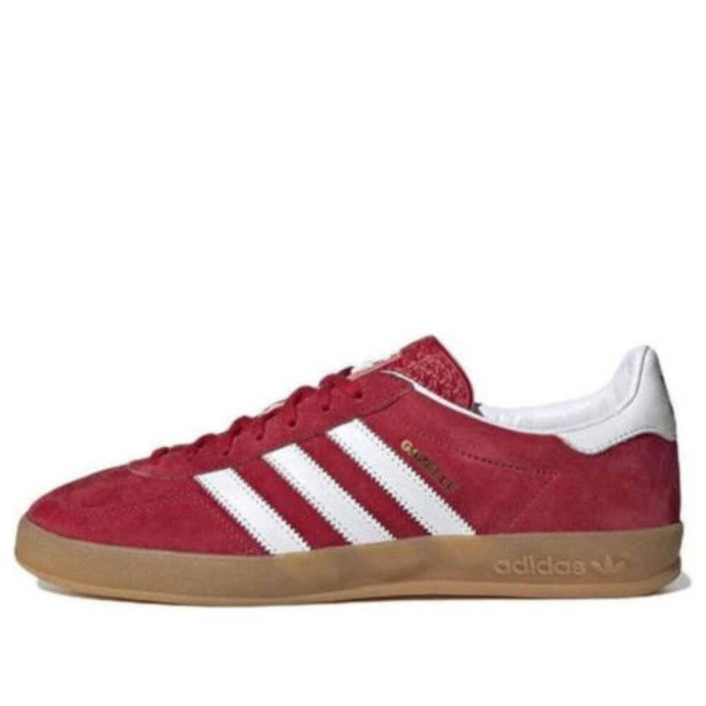Adidas Gazelle Indoor Low Mens Sportswear Shoes Red H06261 NEW Size 10 - Picture 4 of 7